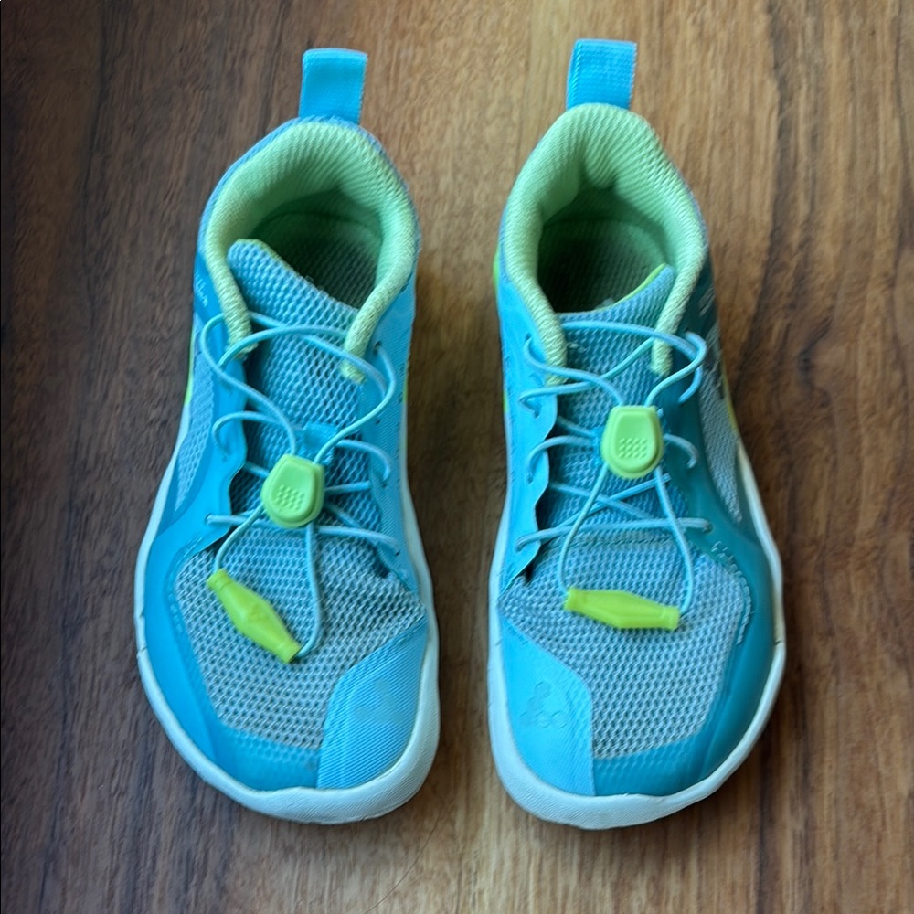 Kids Blue and Green Athletic Shoes